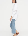 Sharp Poplin Shirt, White