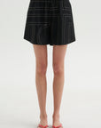 Monogram Silk Pj Shorts, Black