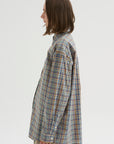 Classic Check Shirt, Blue & Orange