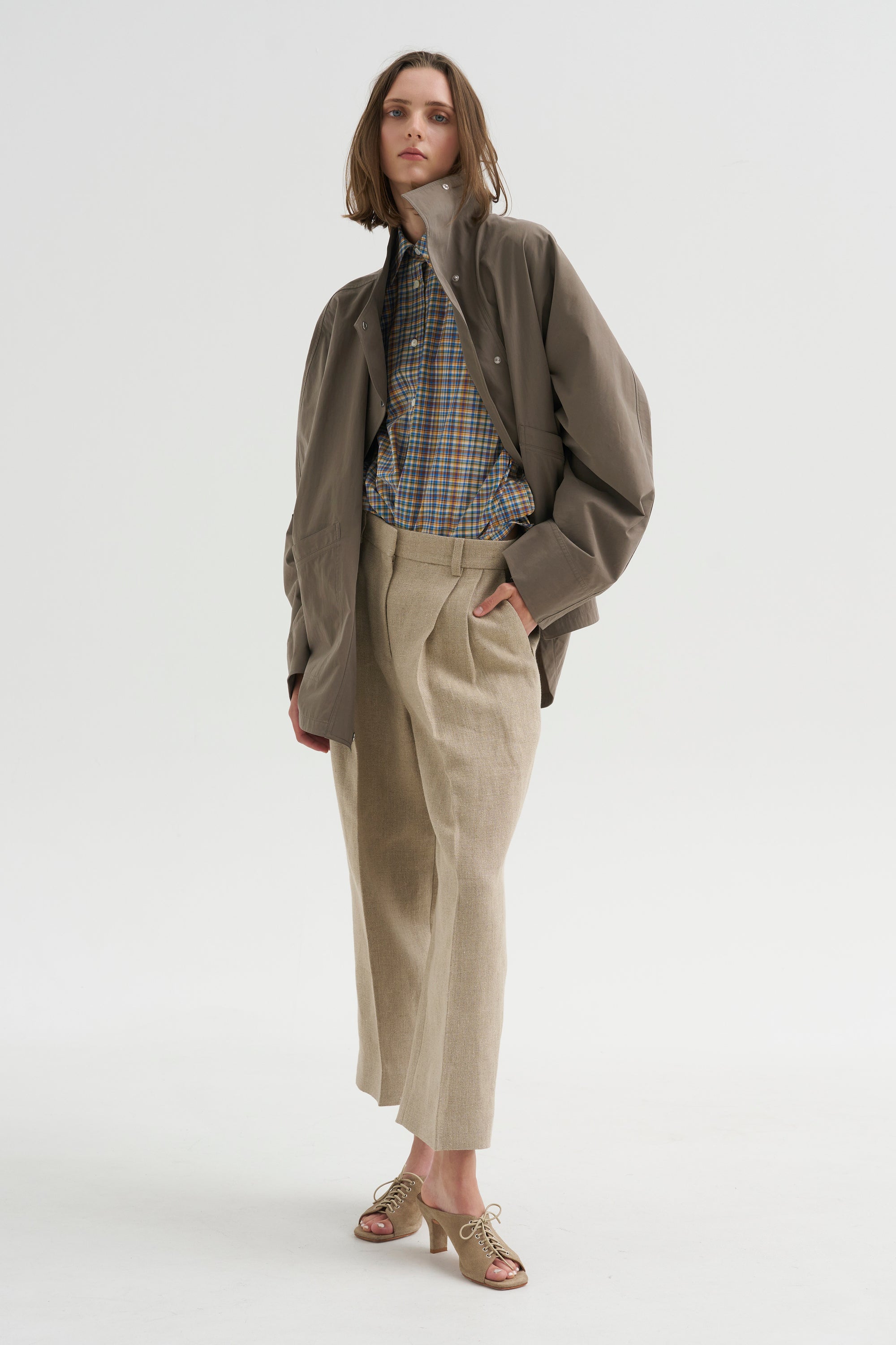 Classic Check Shirt, Blue &amp; Orange