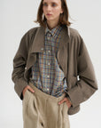 Classic Check Shirt, Blue & Orange