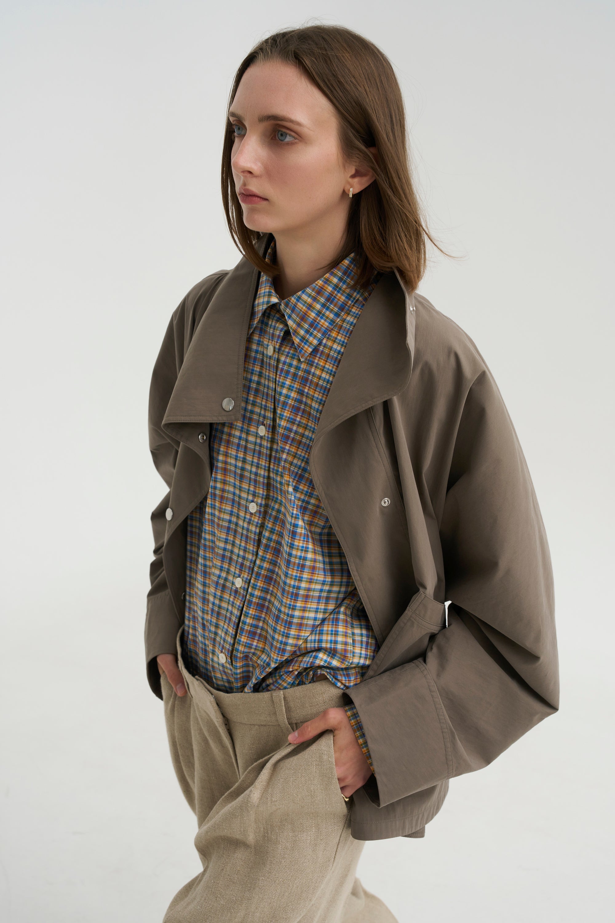 Classic Check Shirt, Blue &amp; Orange