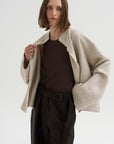 Classic Compact Knit Tank, Walnut