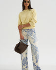 Oversized Crew Knit, Buttercup