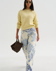 Oversized Crew Knit, Buttercup