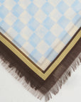 Cotton Silk Scarf, Sky