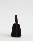 Petite Belted Suede Tote, Espresso