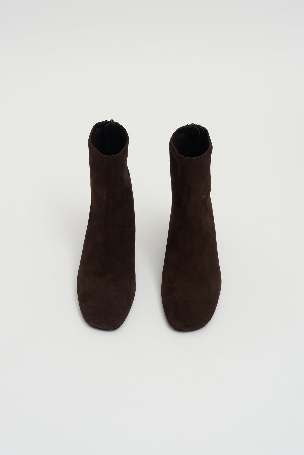 Soft Suede Ankle Boots, Brown