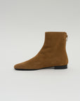 Shearling Suede Boots, Camel
