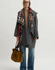 Hoodie Coat, Pale Grey