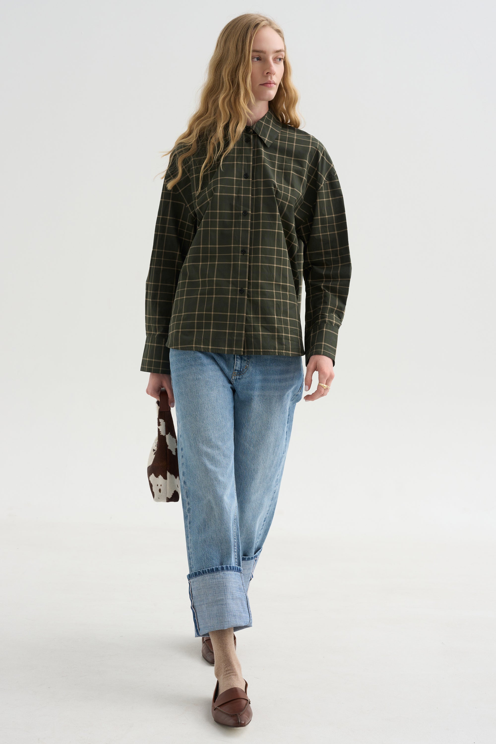 Boxy Shirt, Pine &amp; Popcorn