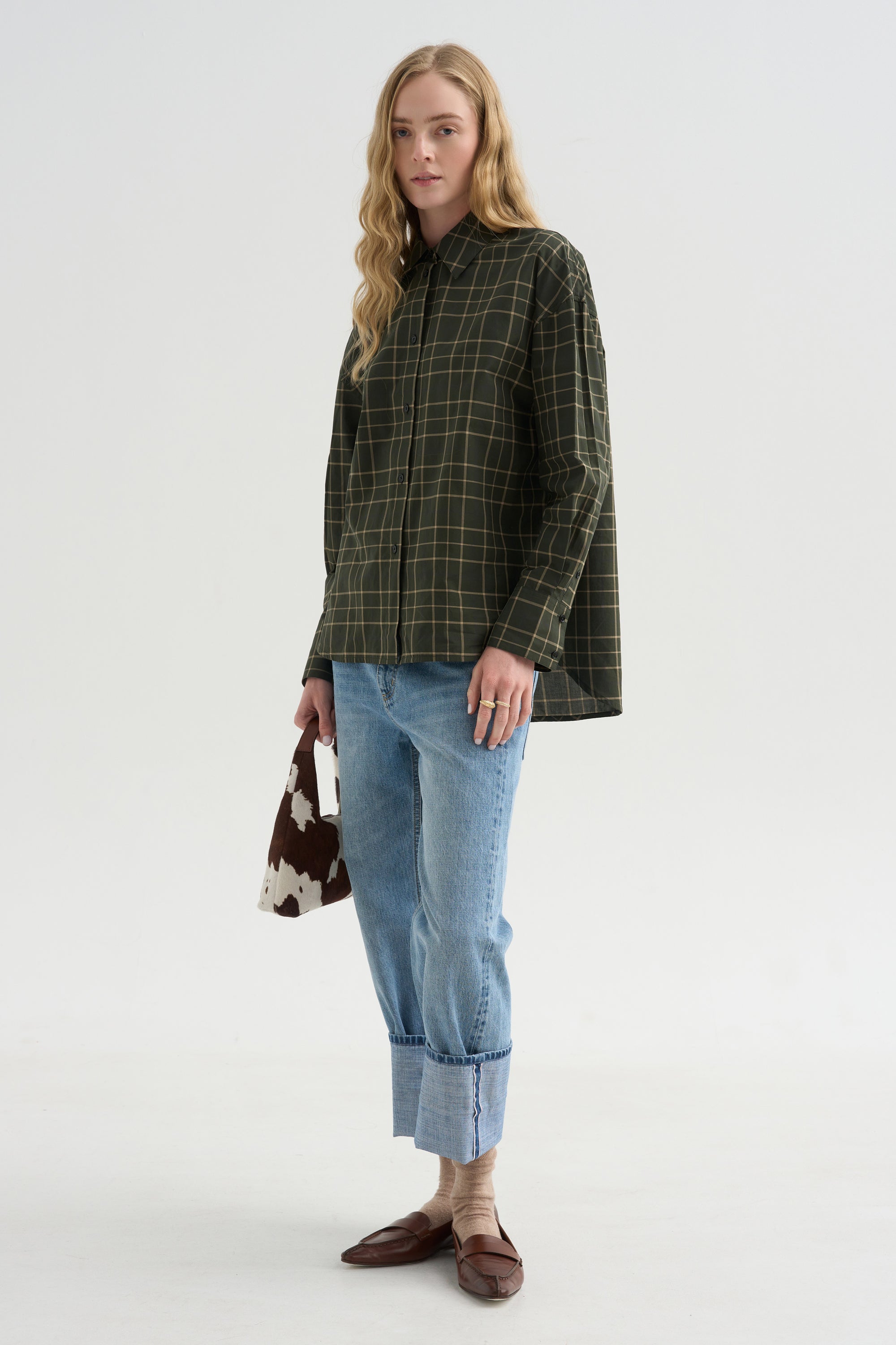 Boxy Shirt, Pine &amp; Popcorn