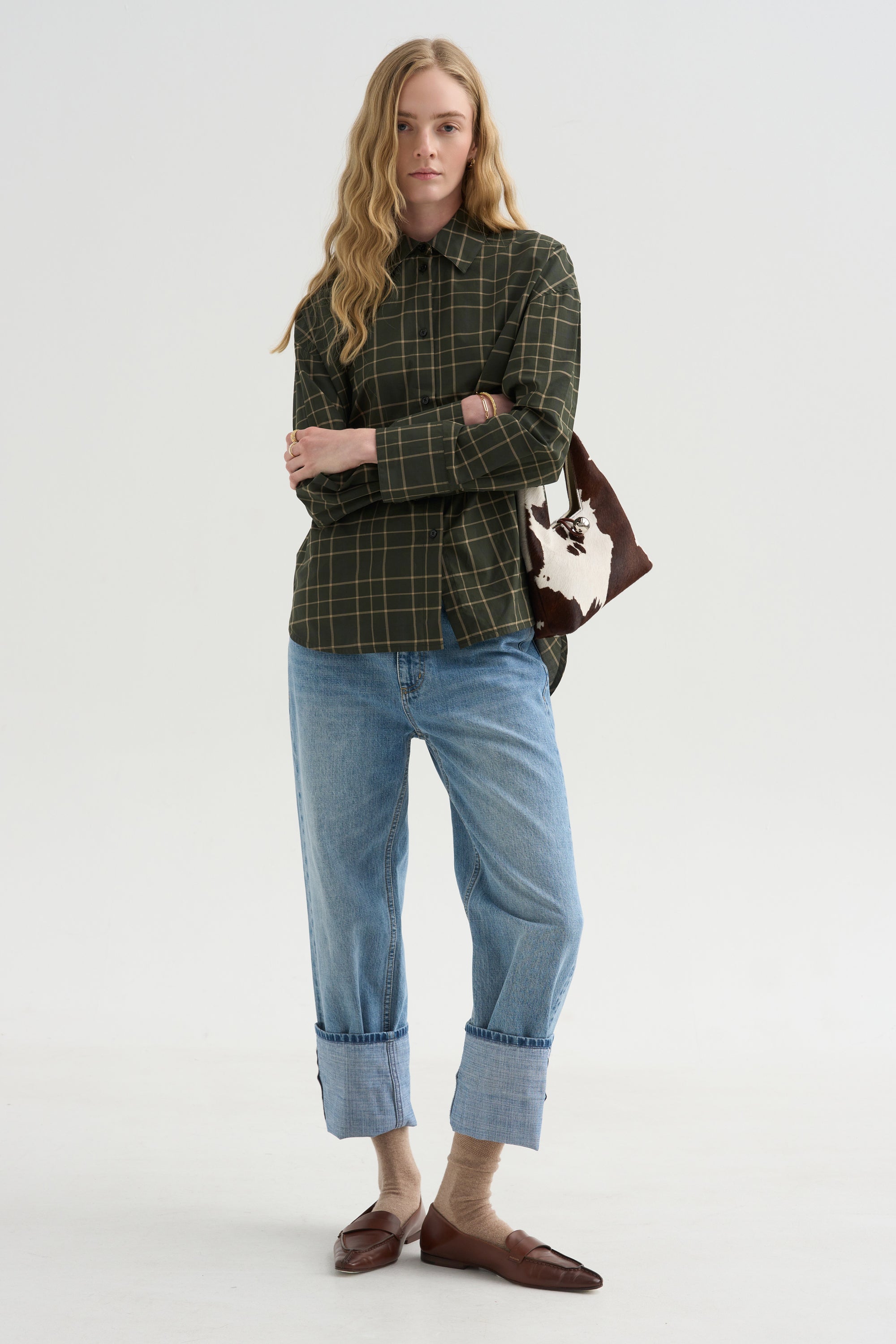 Boxy Shirt, Pine &amp; Popcorn