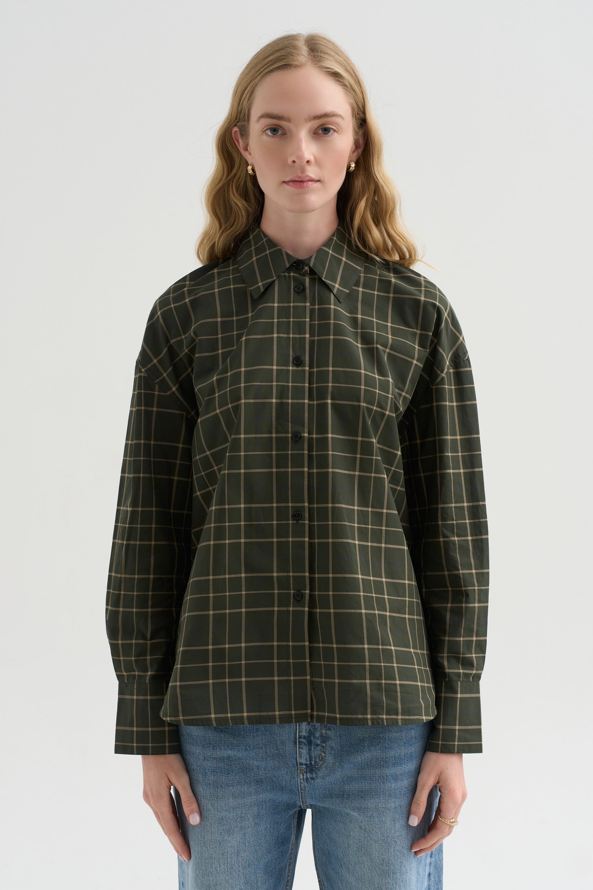 Boxy Shirt, Pine &amp; Popcorn