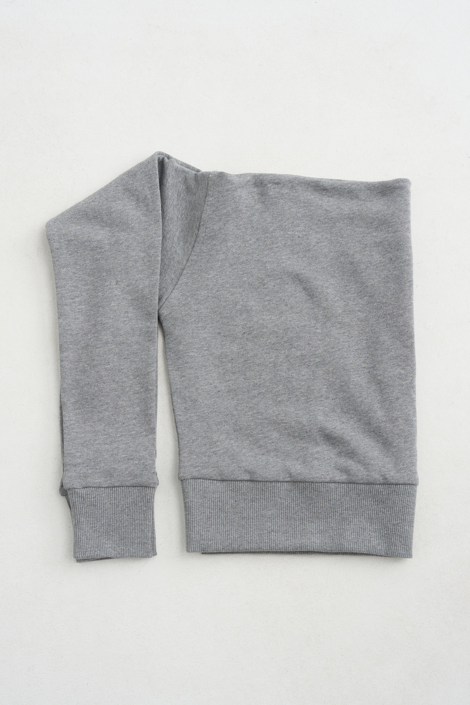 Jersey Sleeve Scarf, Grey Melange