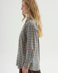 Classic Check Shirt, Blue & Orange