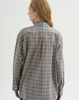 Classic Check Shirt, Blue & Orange