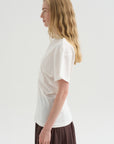 Slouch Waist Jersey Top, White