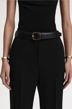 TOTEME - Wide Trouser Belt, Black