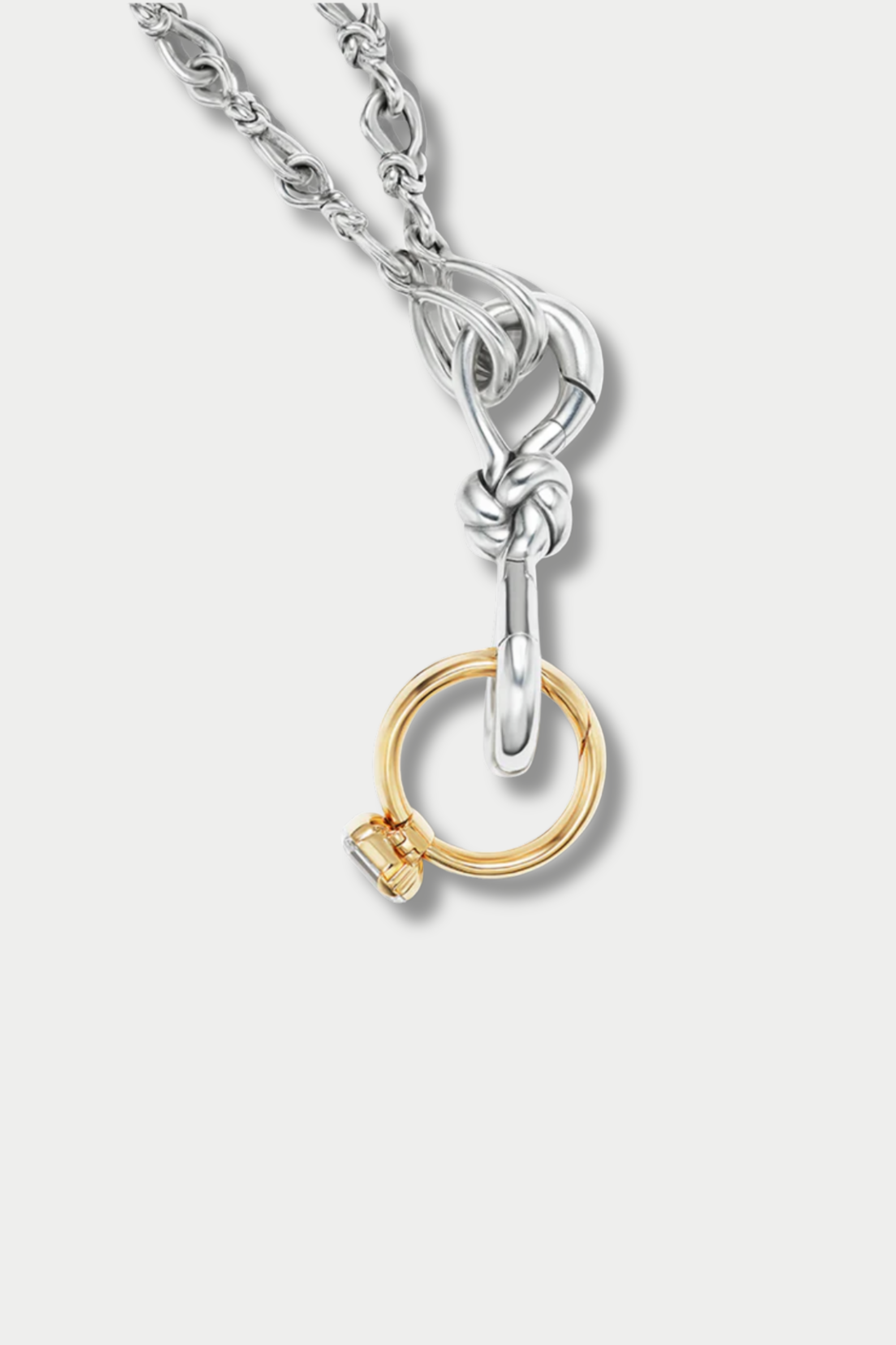 Lock True Lovers Knot, Silver