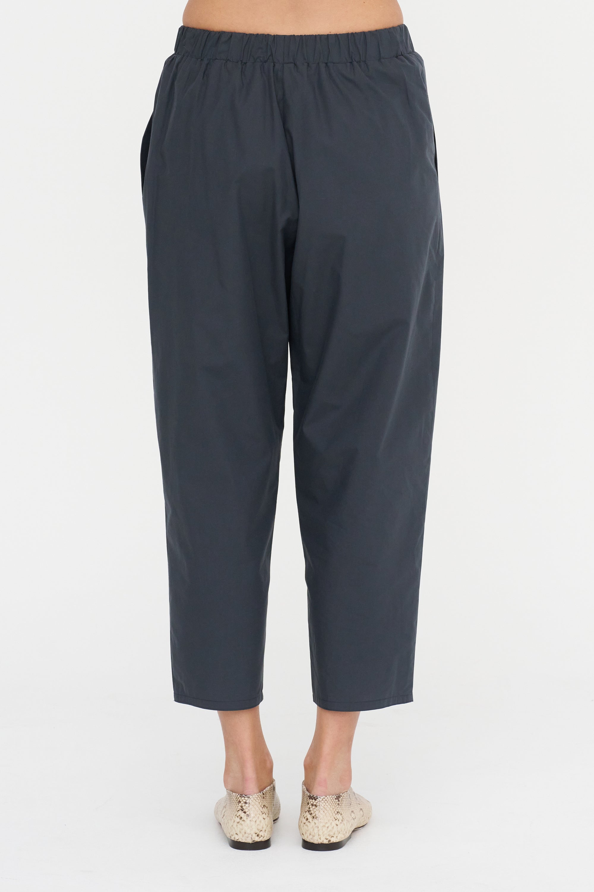 Carrot Pants - Popeline, Anthracite