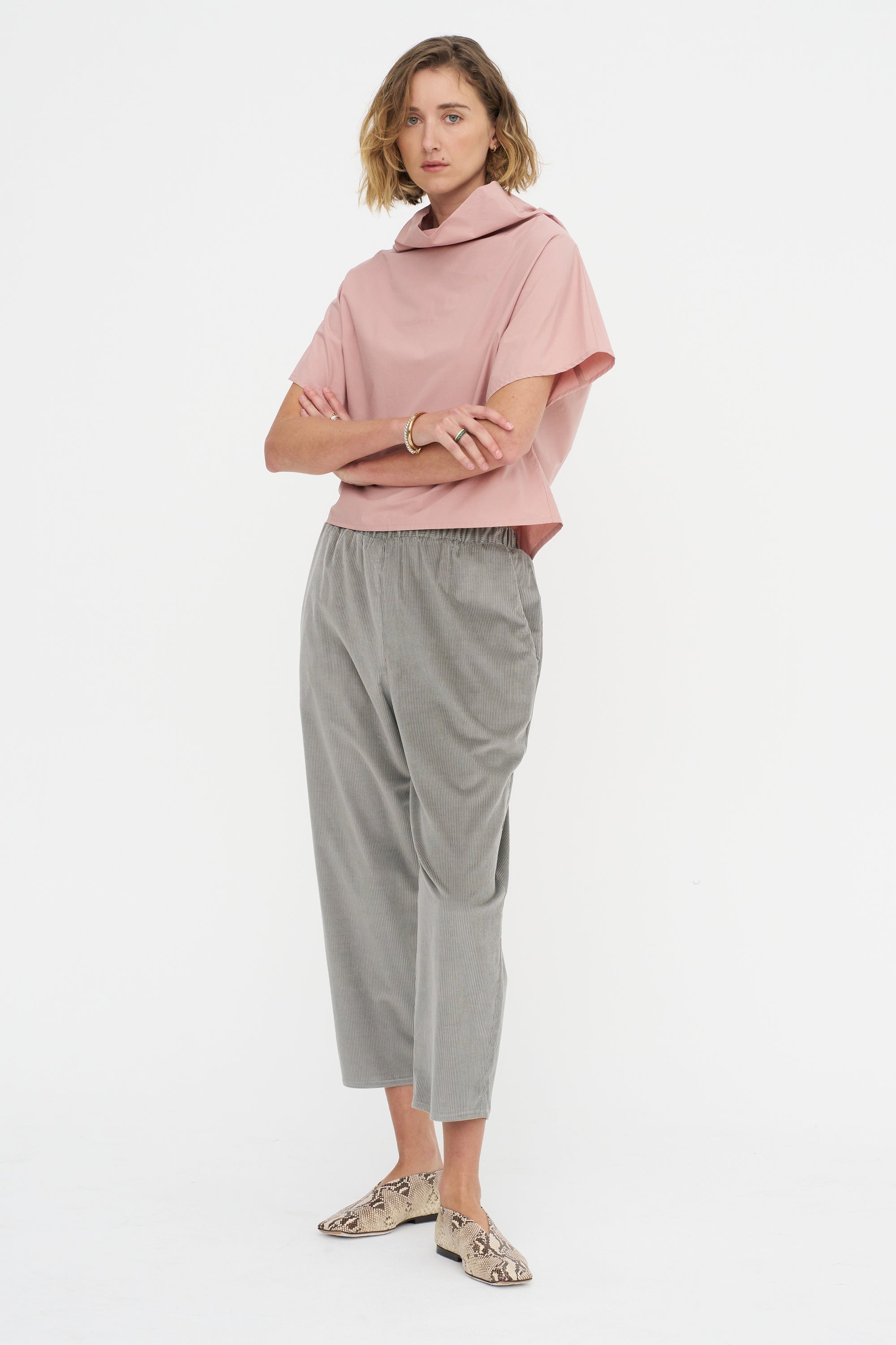 Short Sleeves Chunky Tunic - Popeline