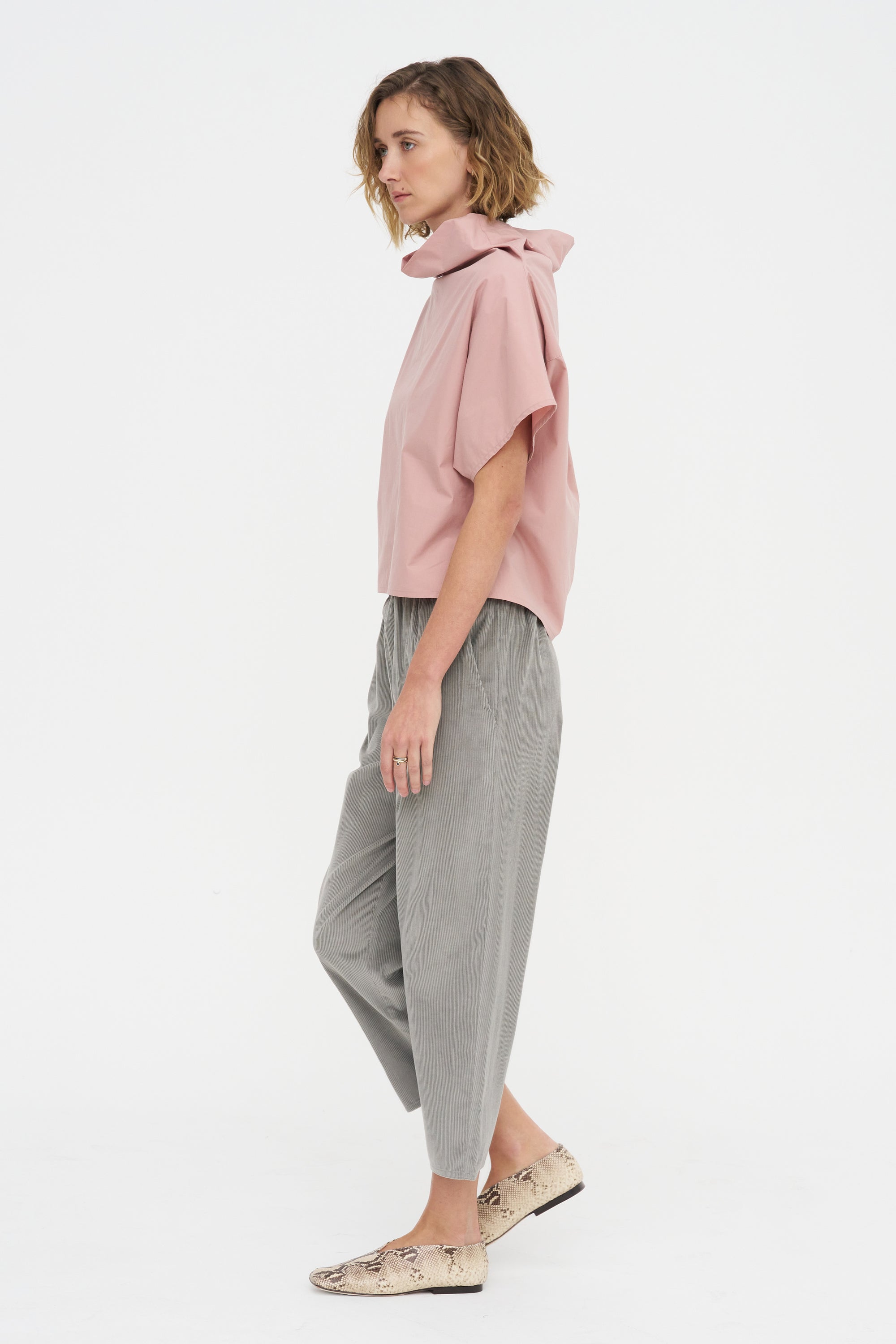 Short Sleeves Chunky Tunic - Popeline