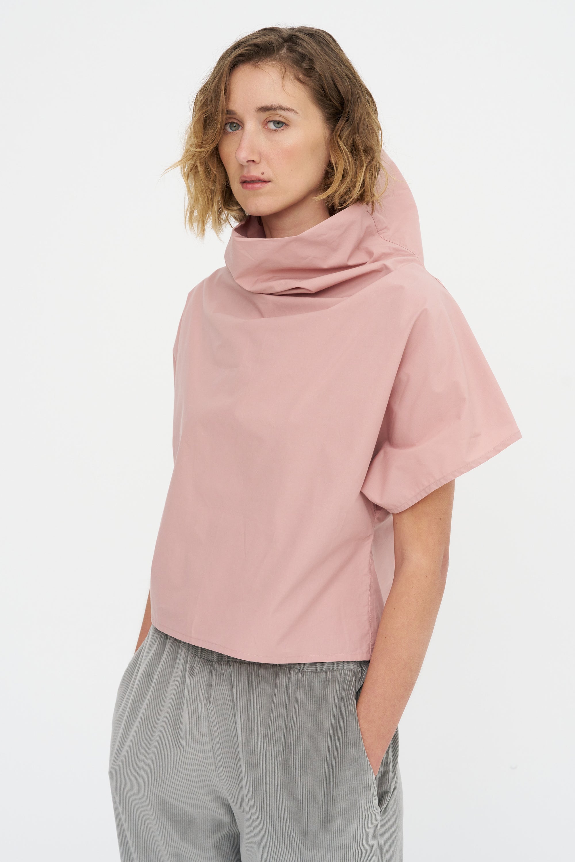 Short Sleeves Chunky Tunic - Popeline