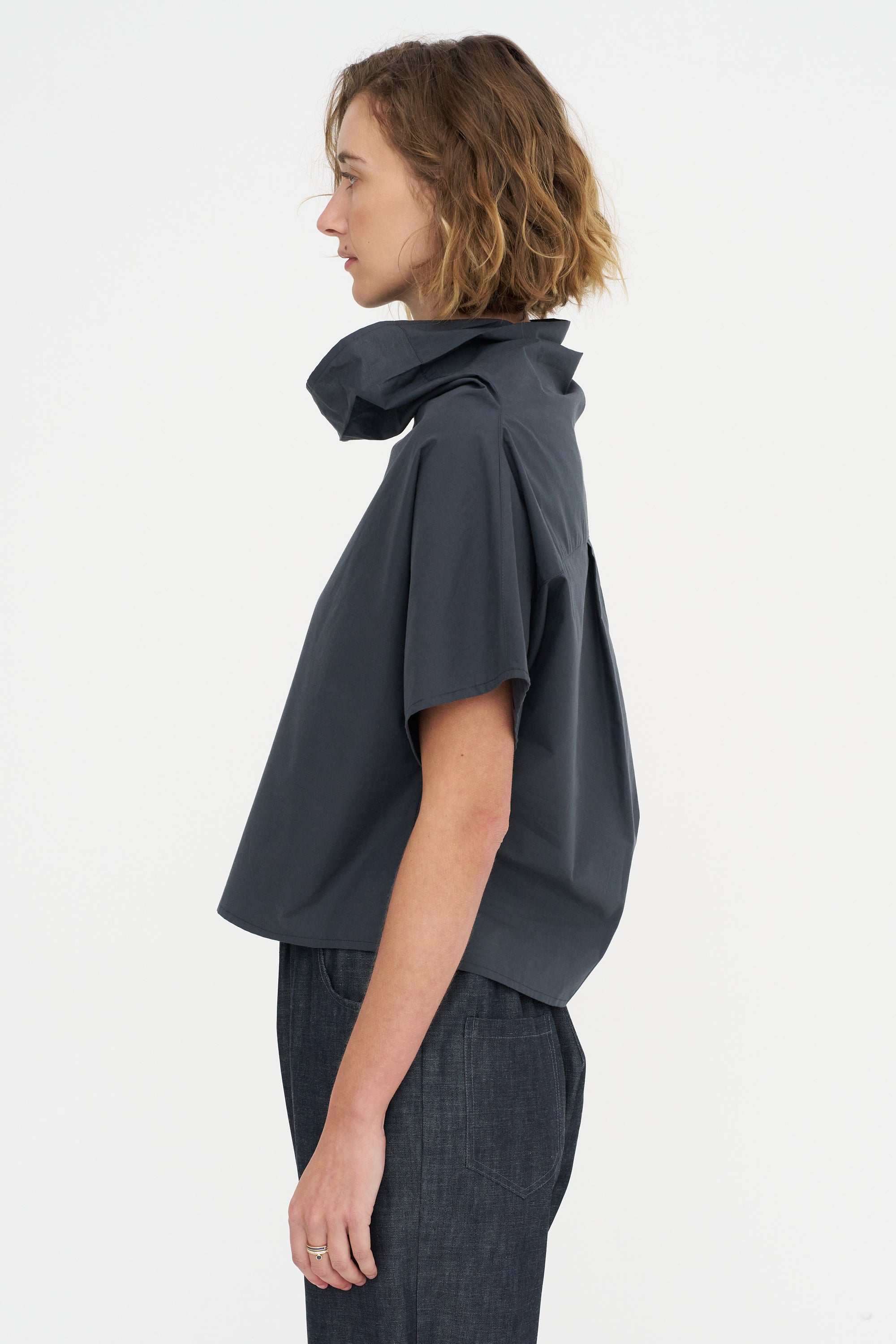 Short Sleeves Chunky Tunic - Popeline