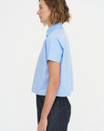 Crop Shirt - Popeline, Sky
