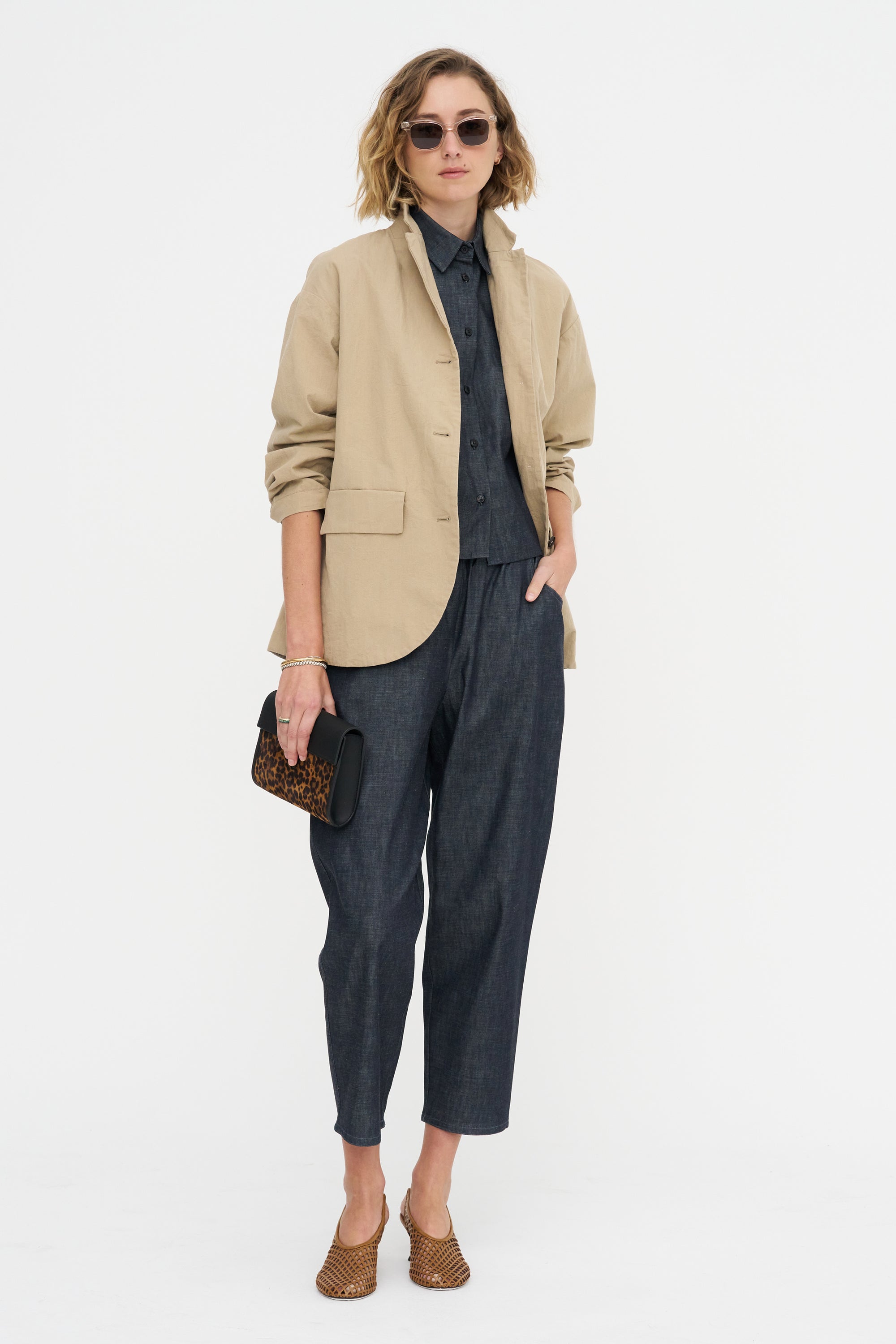 Carrot Pants - Denim, Indigo