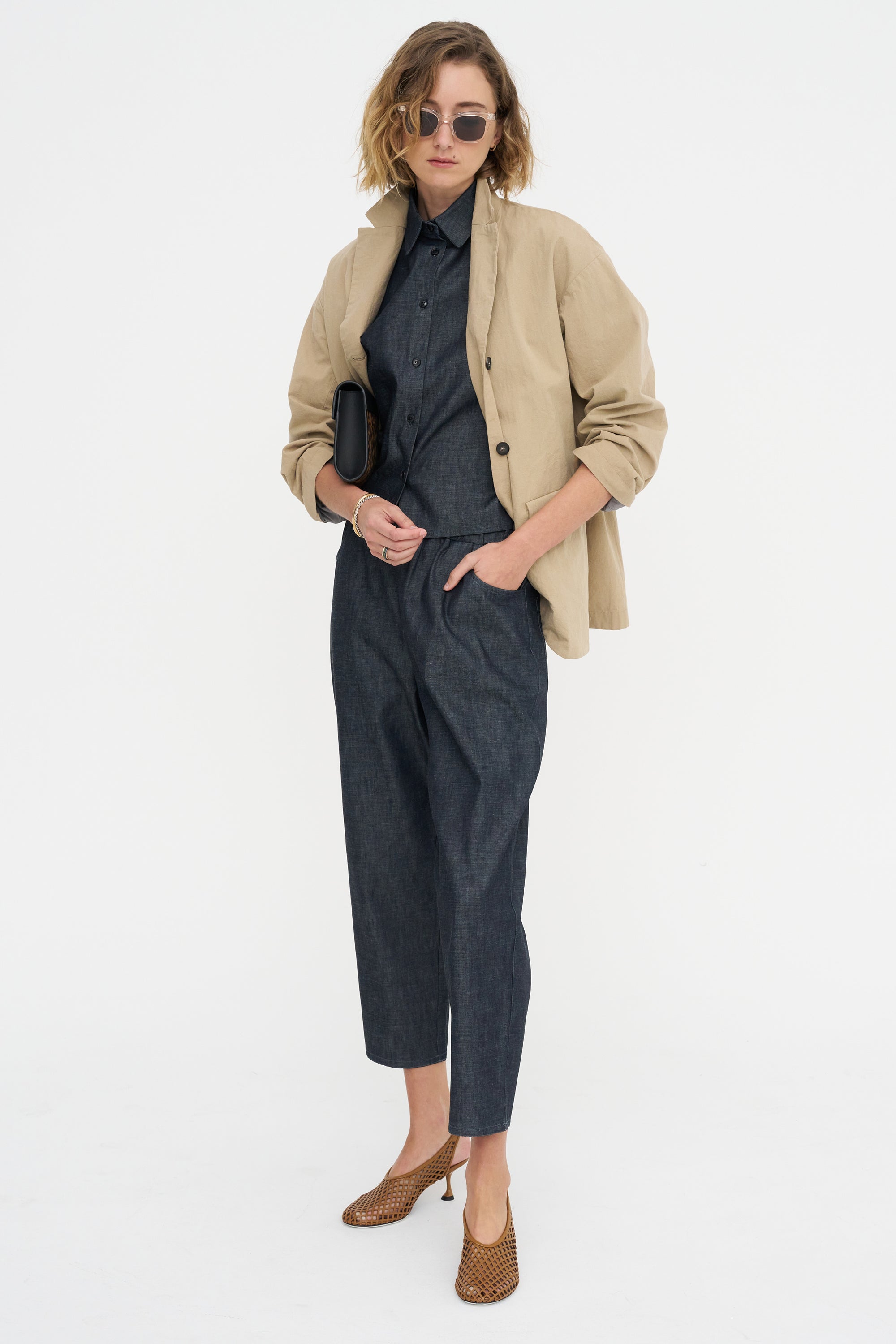 Carrot Pants - Denim, Indigo