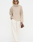 Full Pants Ankle - Scacchi, Ivory