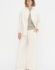 Mandarin Jacket - Scacchi, Ivory