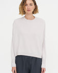 Iconic Crew Neck Sweater, Pearl