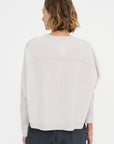 Iconic Crew Neck Sweater, Pearl