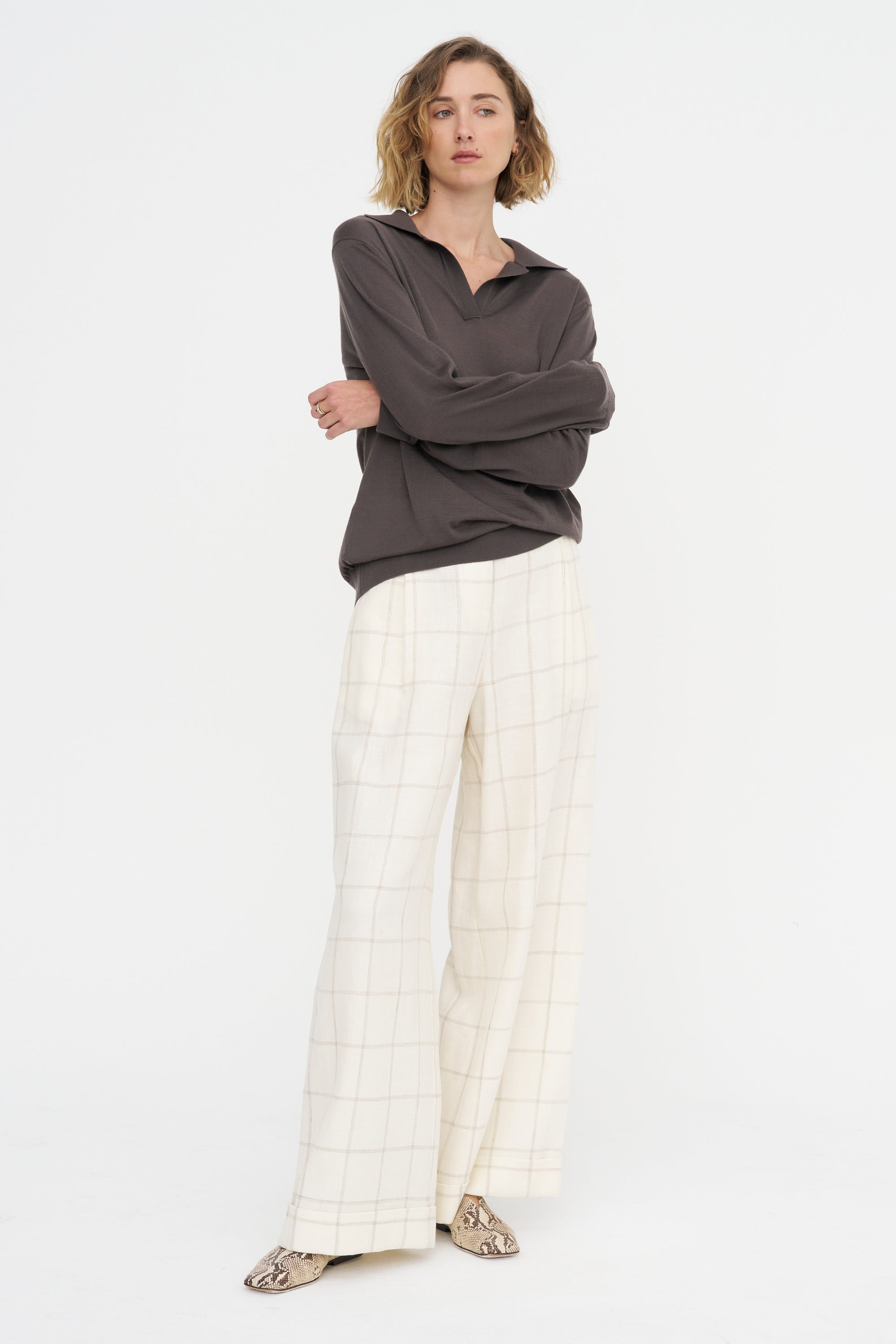 Polo T-Shirt Sweater, Storm