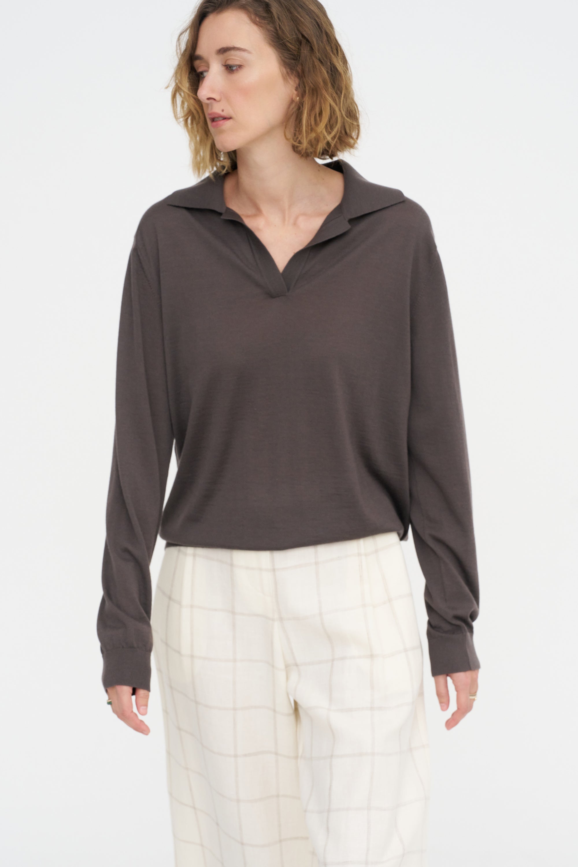 Polo T-Shirt Sweater, Storm
