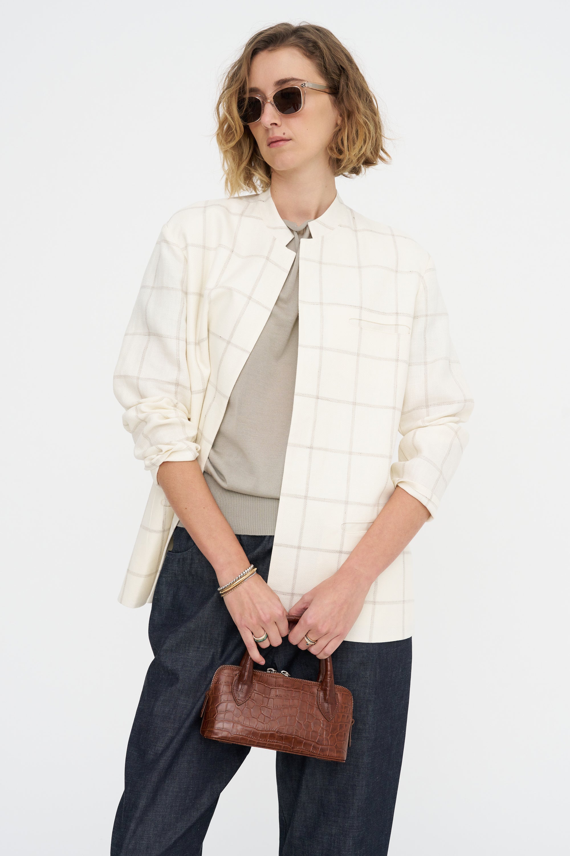 Short Sleeve Blouse Sweater