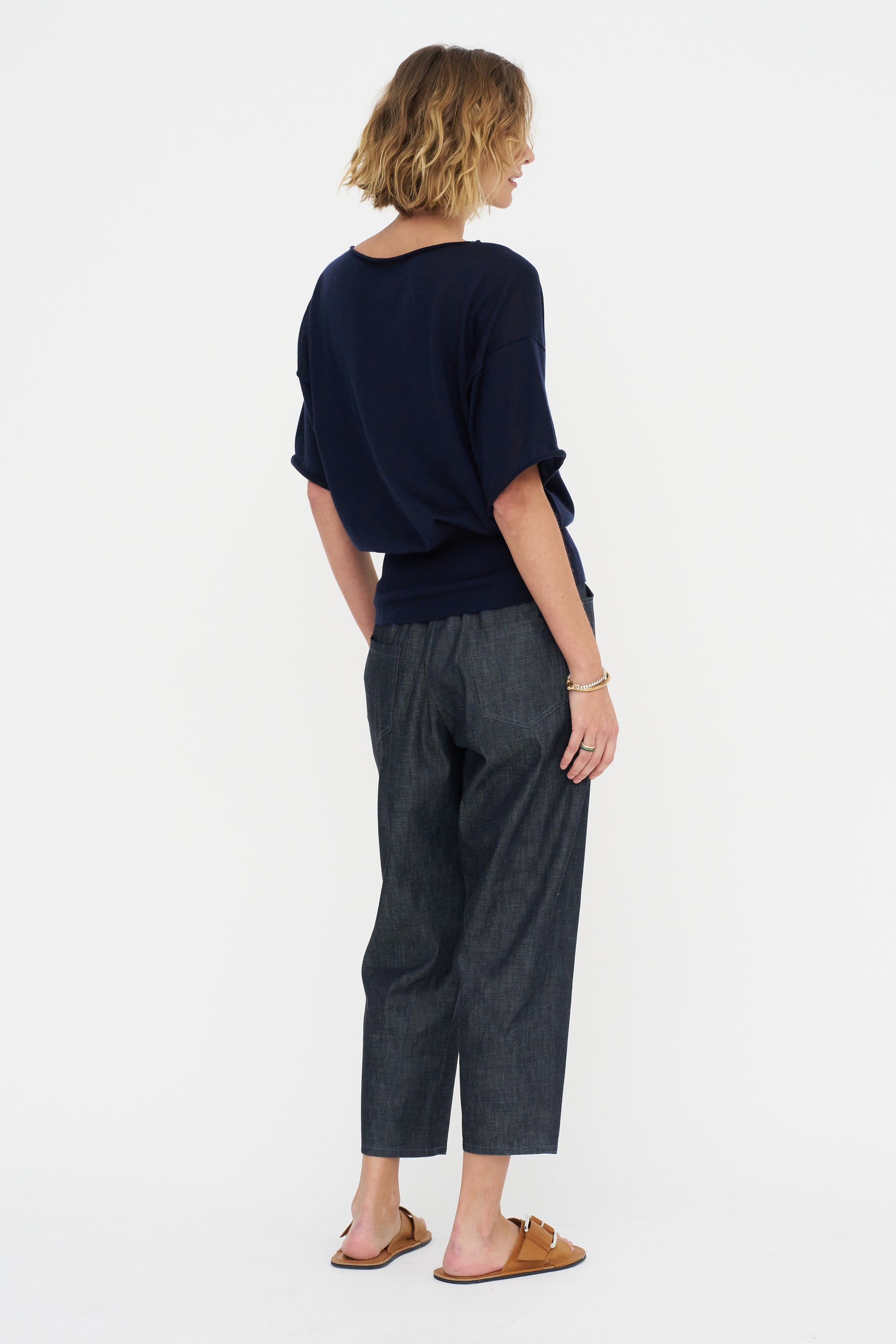 Short Sleeve Blouse Sweater