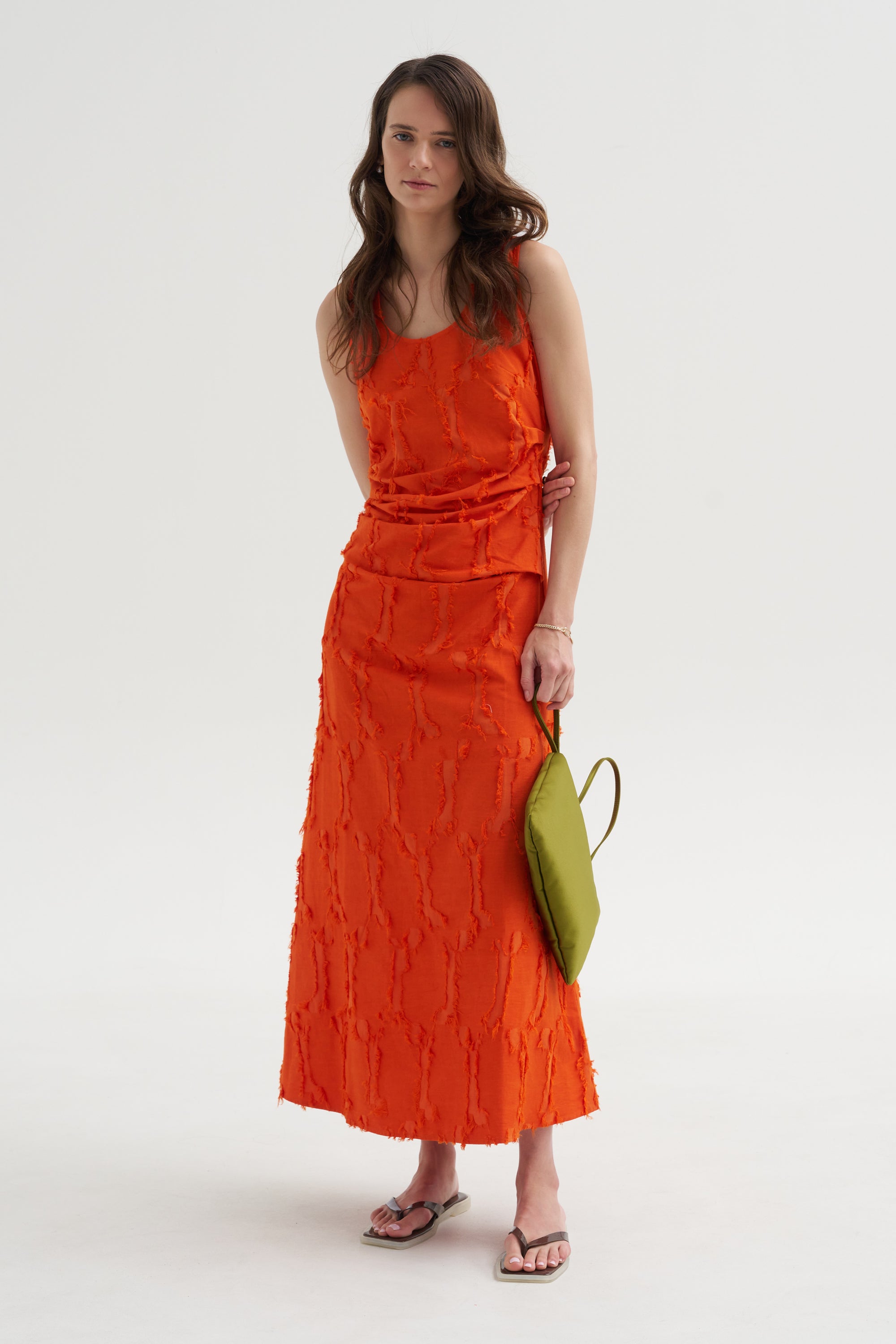 Violeta Dress, Flame