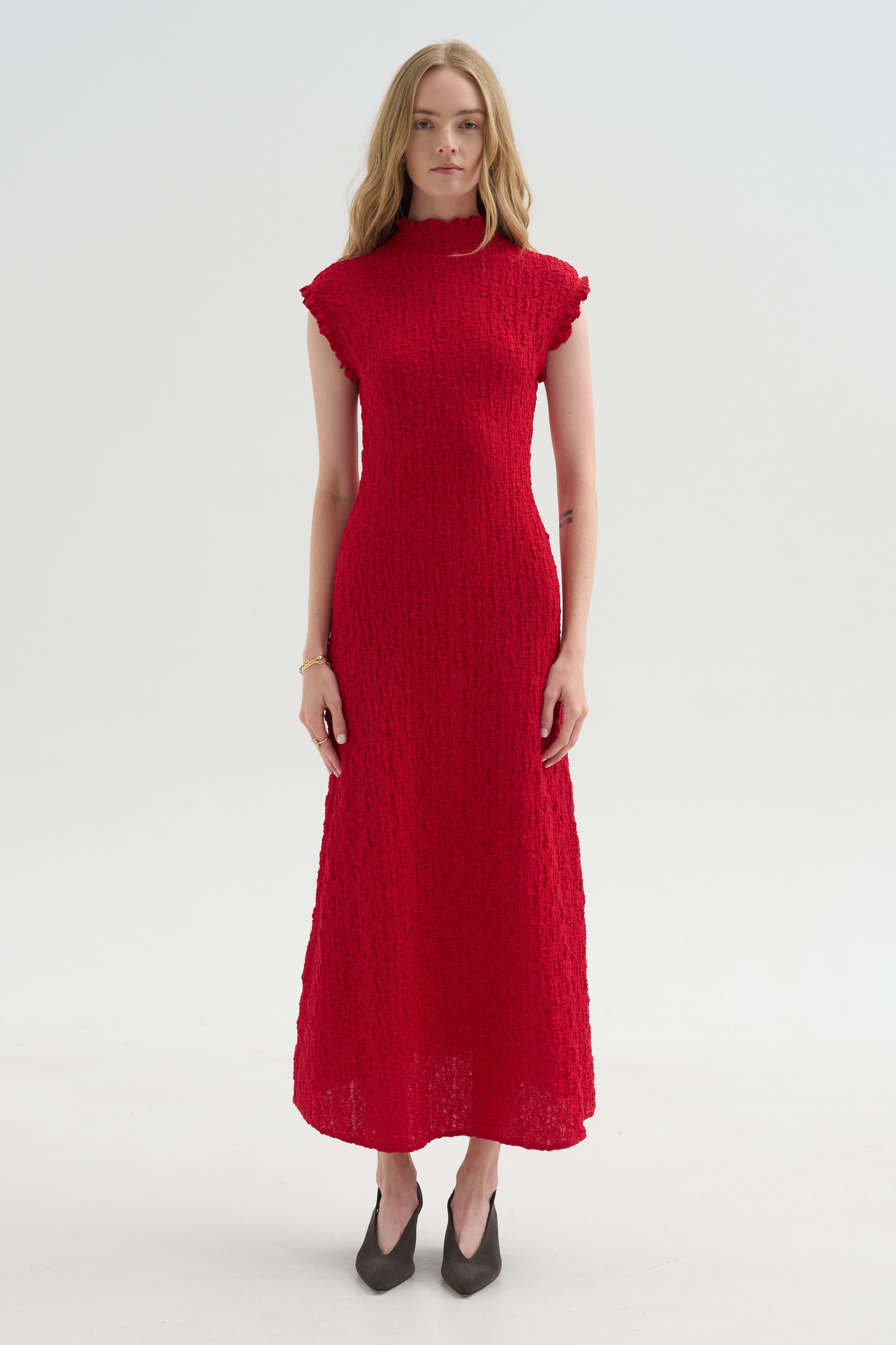 Cleo Dress, Red