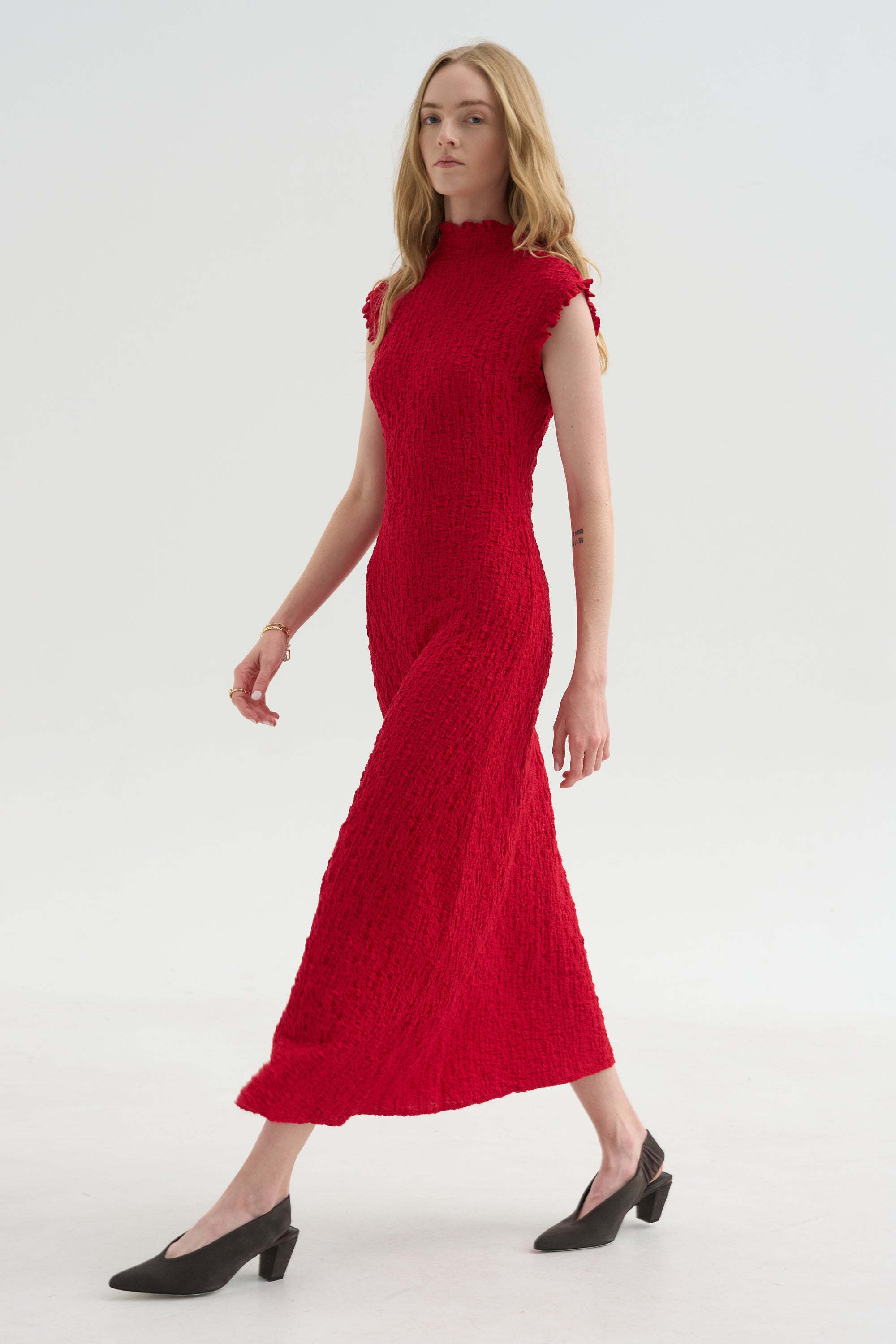 Cleo Dress, Red