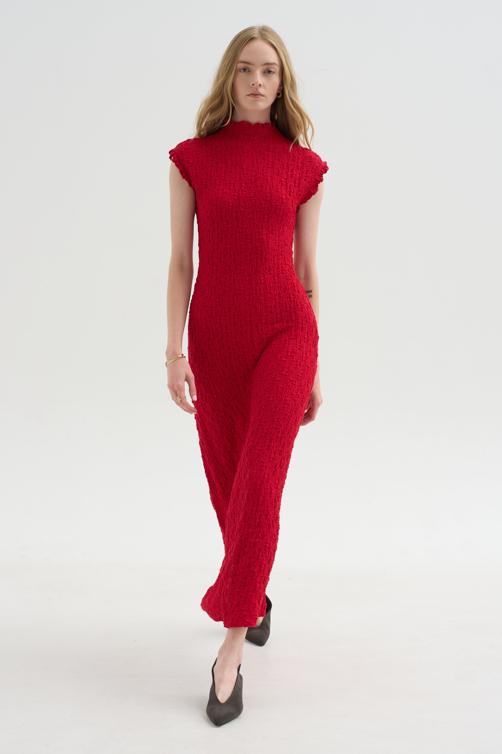 Cleo Dress, Red