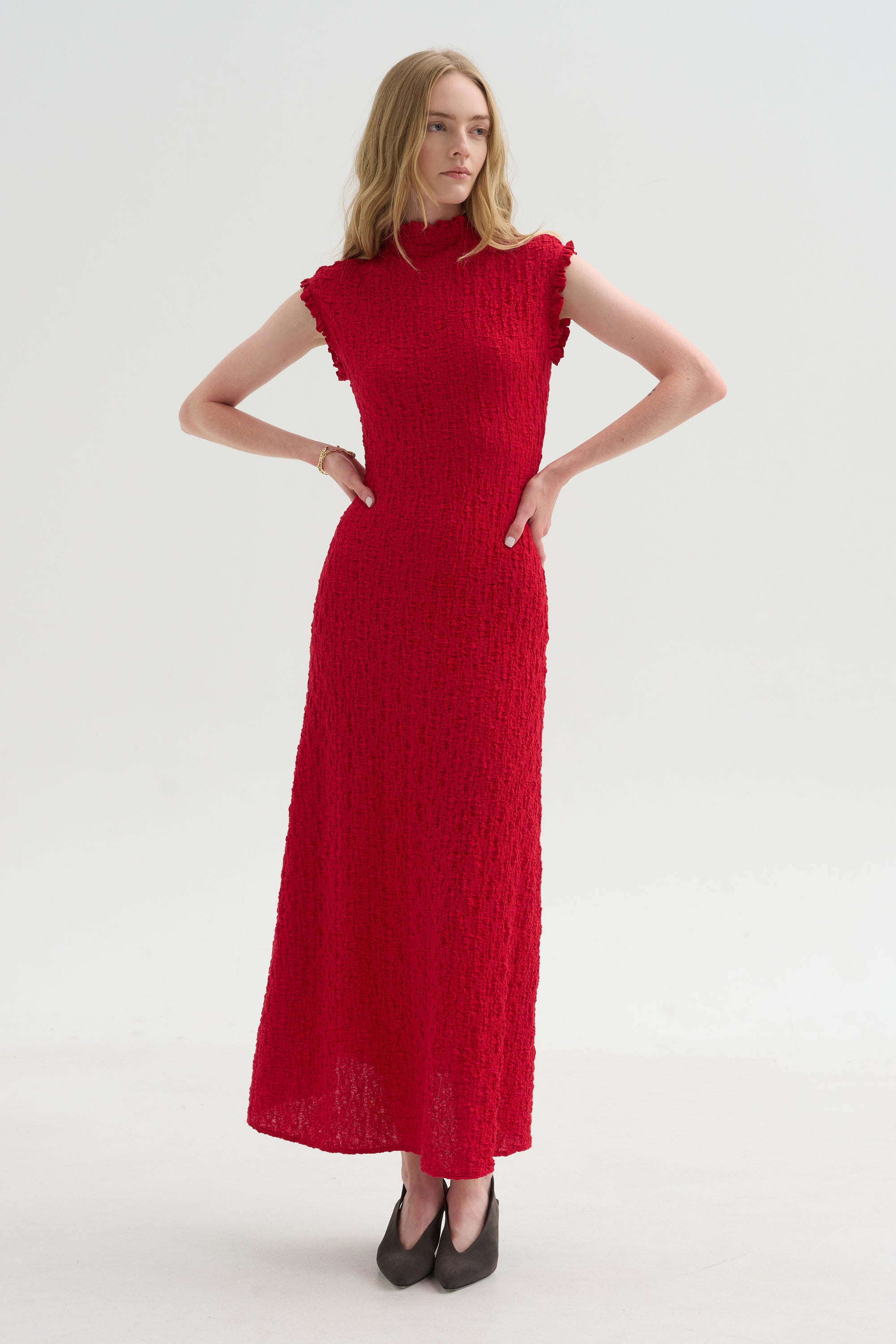 Cleo Dress, Red