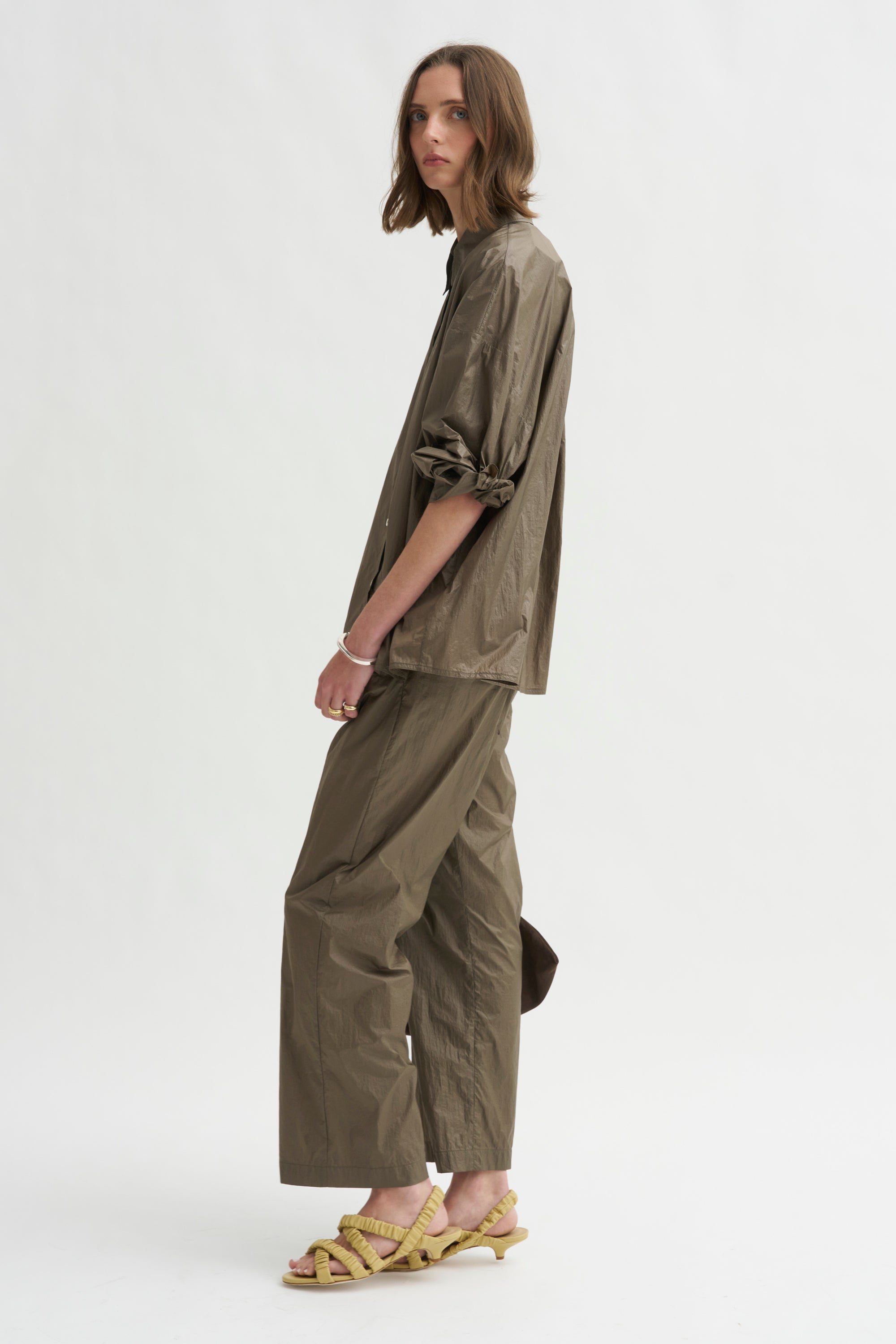 Gaia Shirt, Taupe Shimmer