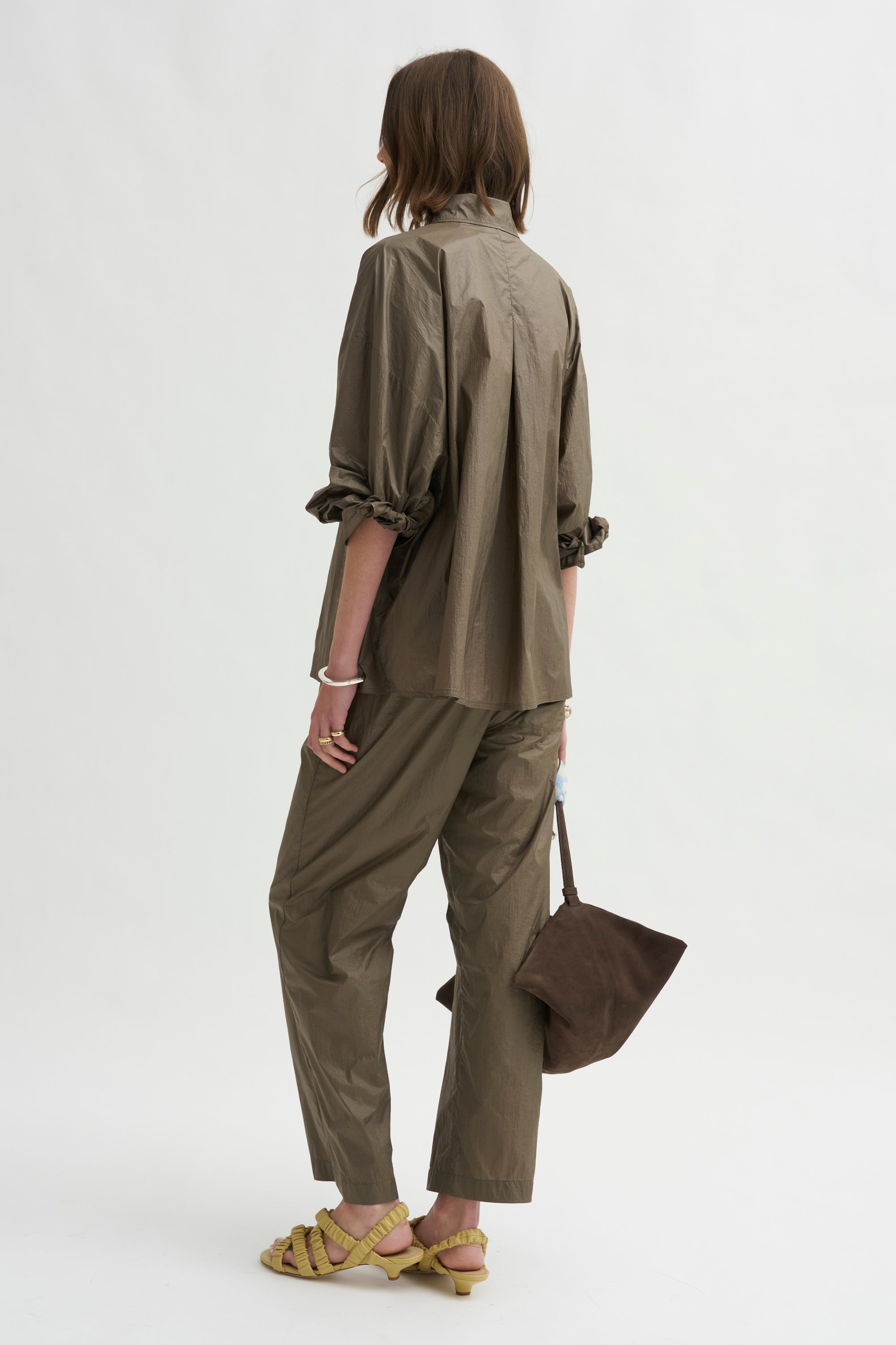Gaia Shirt, Taupe Shimmer