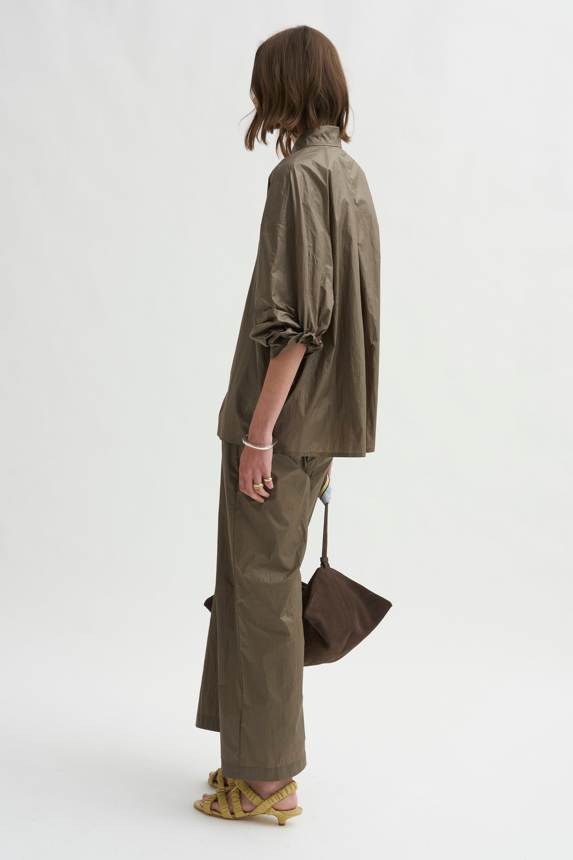 Gaia Shirt, Taupe Shimmer