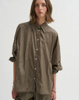 Gaia Shirt, Taupe Shimmer