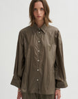 Gaia Shirt, Taupe Shimmer